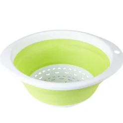 Passoire rétractable verte et blanche