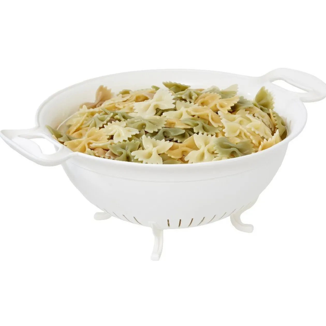 Passoire x2 et bol blancs XL