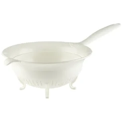 Passoire x2 et bol blancs XL