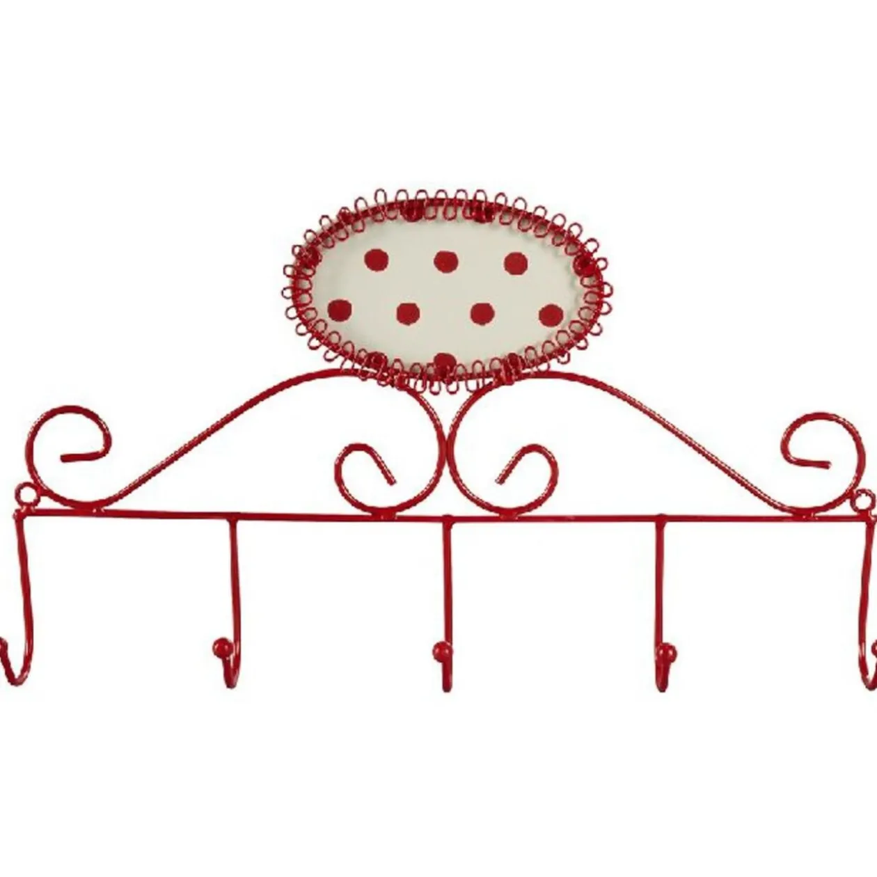 PATERE MET 5CROCHET L41.5X23.5