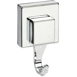 Patère 1 crochet à ventouse gris