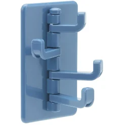 Patère à ventouse 4 crochets x3