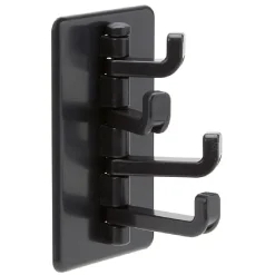 Patère à ventouse 4 crochets x3