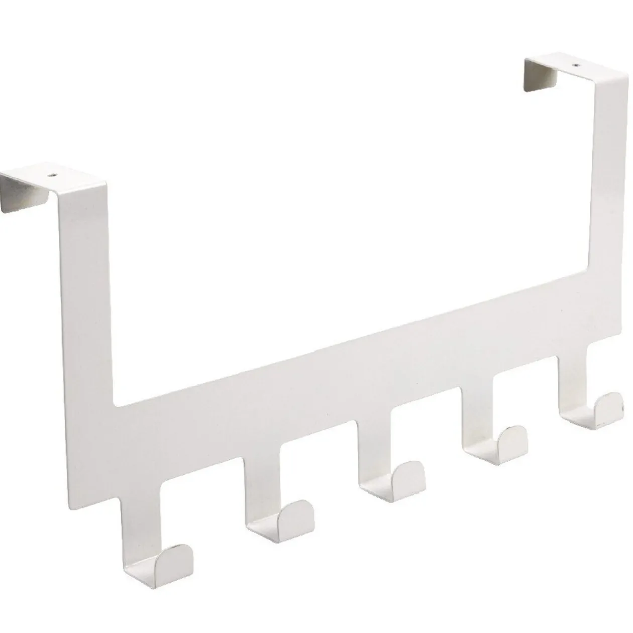 Patère de porte blanche 5 crochets
