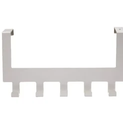 Patère de porte blanche 5 crochets