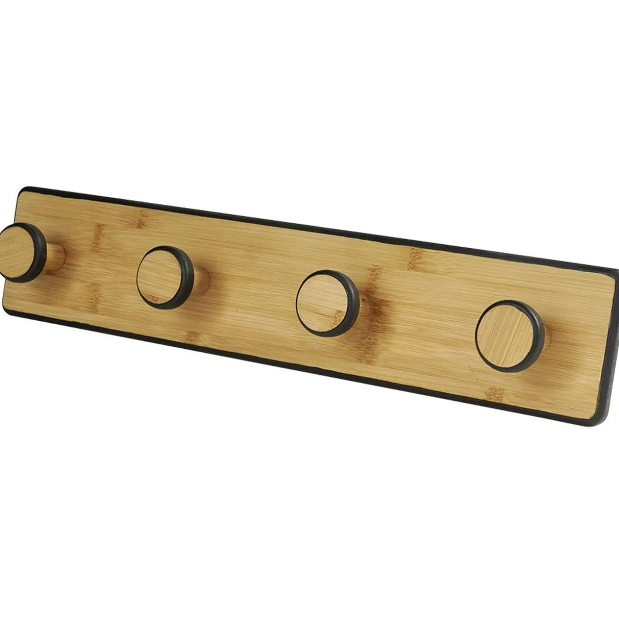 Patère en bambou 4 crochets L50cm