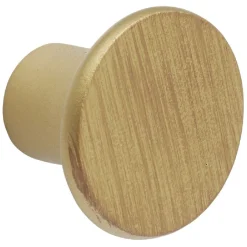 Patère simple 5cm jaune doré