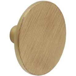 Patère simple 8,5cm jaune doré