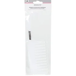 Peigne de douche blanc L26,5 cm