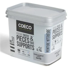 Peinture intérieure C'DÉCO tous supports 750ml blanc satiné