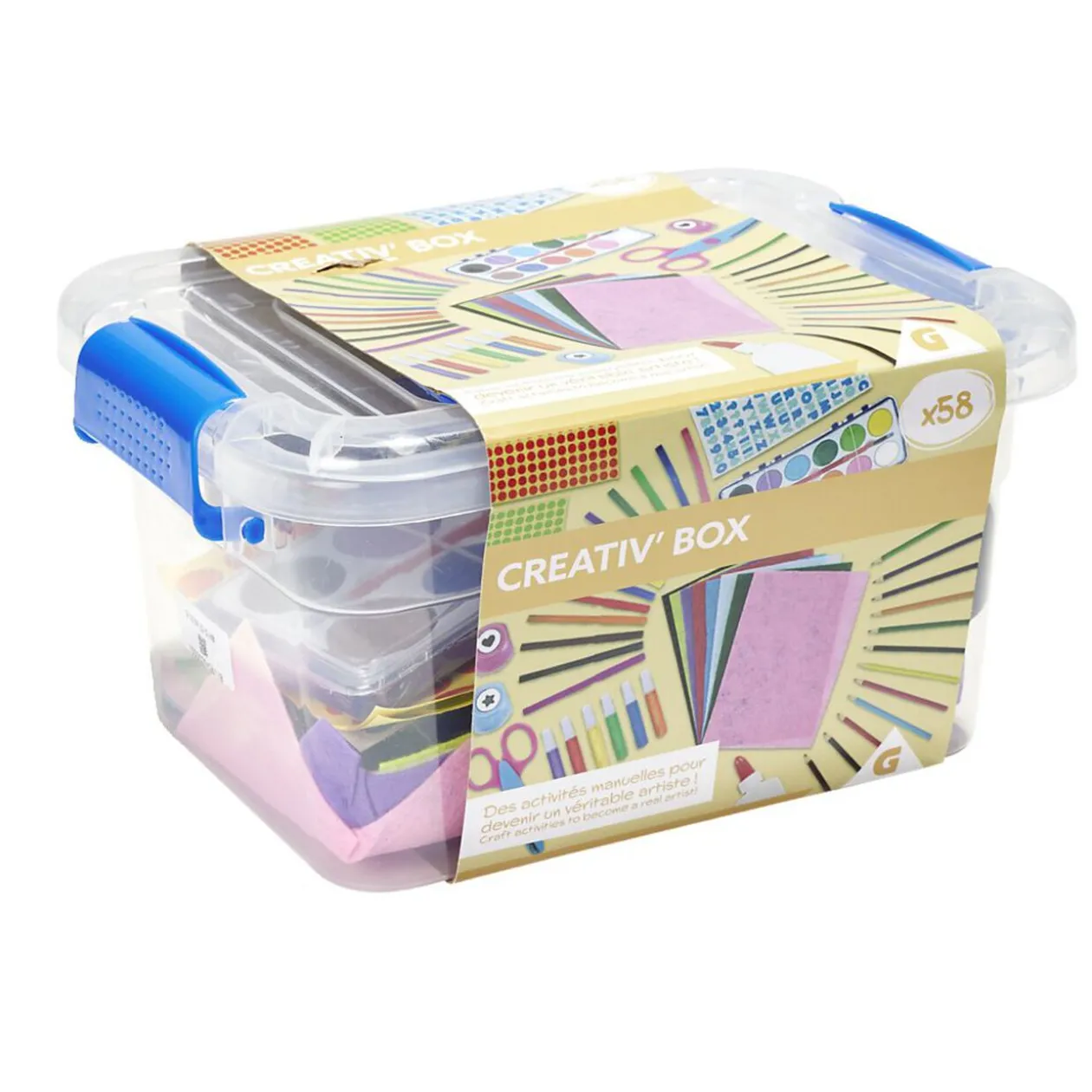 Peintures acrylique métalisée spray de 50ml H11,5cm - 4 pièces