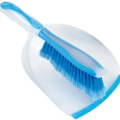 Pelle balayette brosse bleu