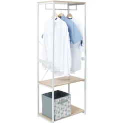 Penderie blanche et bois