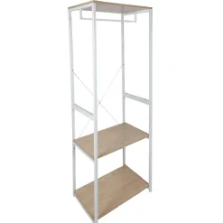 Penderie blanche et bois