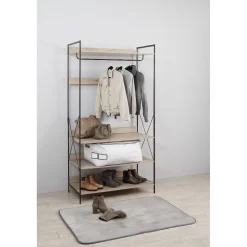 Penderie dressing noir naturel