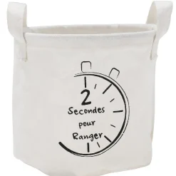 Petite panière en tissus forme cylindre