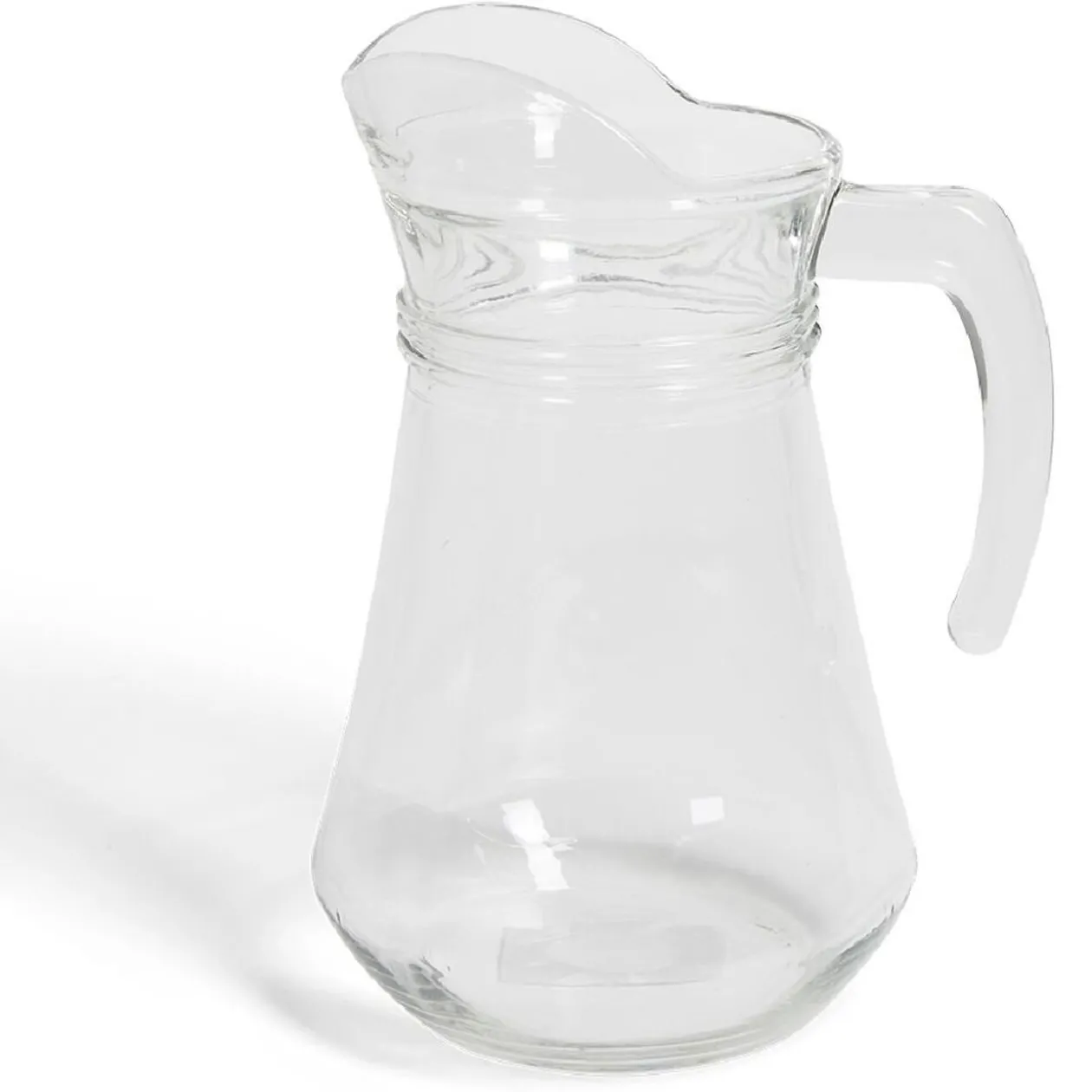 Pichet avec anse et bec verseur 1L verre transparent