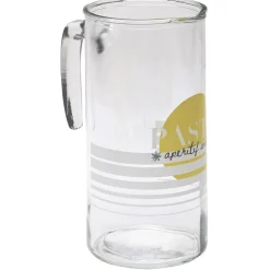 Pichet broc en verr inscription Pastis apéritif anisé 1L