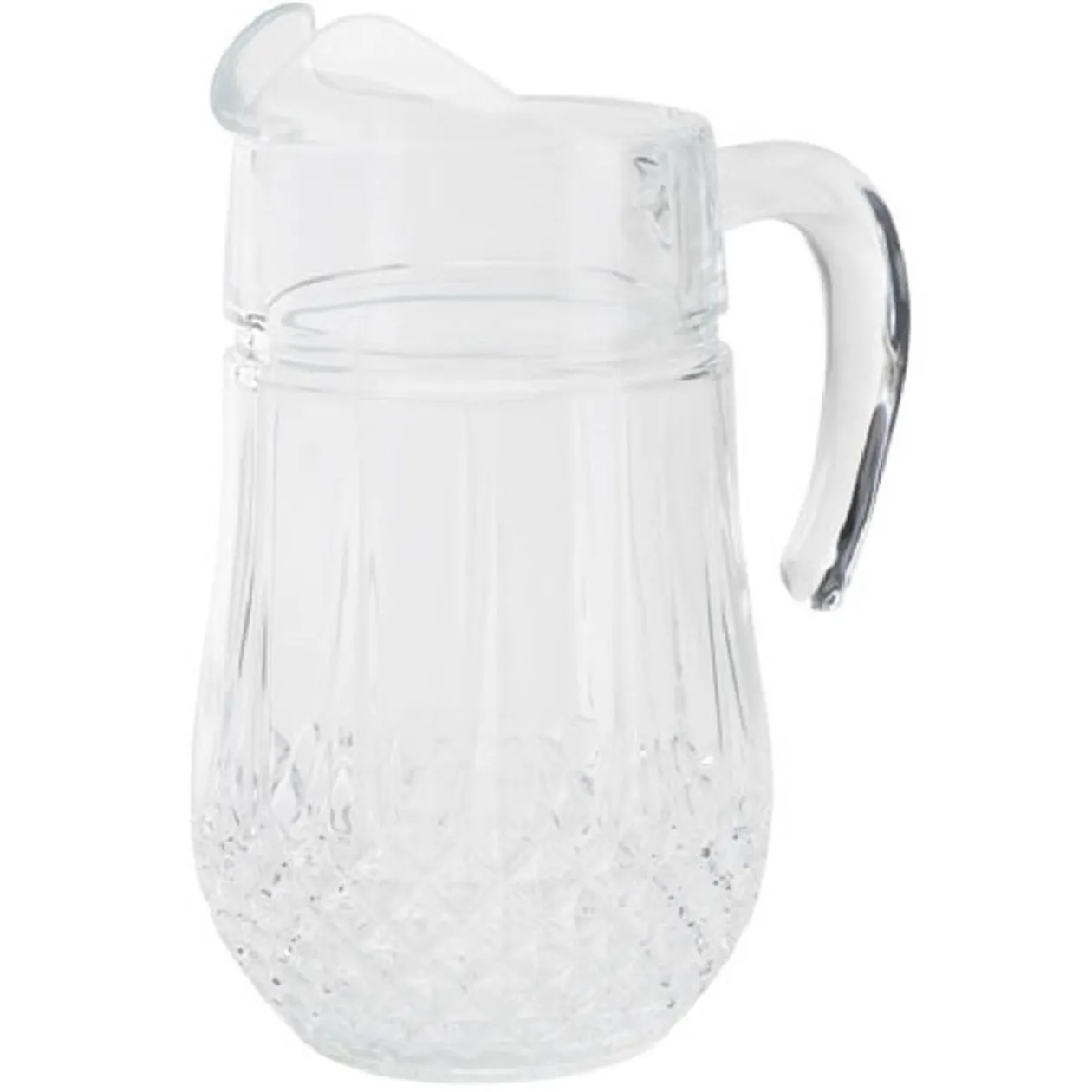 Pichet en verre gamme Longchamp Cristal D'Arques Paris 1,5 L