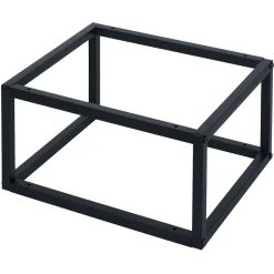 Pieds pour meuble Box Cube métal noir H17,5cm