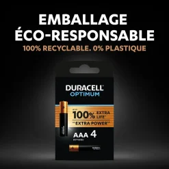 Pile Duracell Optimum AAA LR03 x4