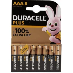 Pile Duracell Plus AAA LR03 x8