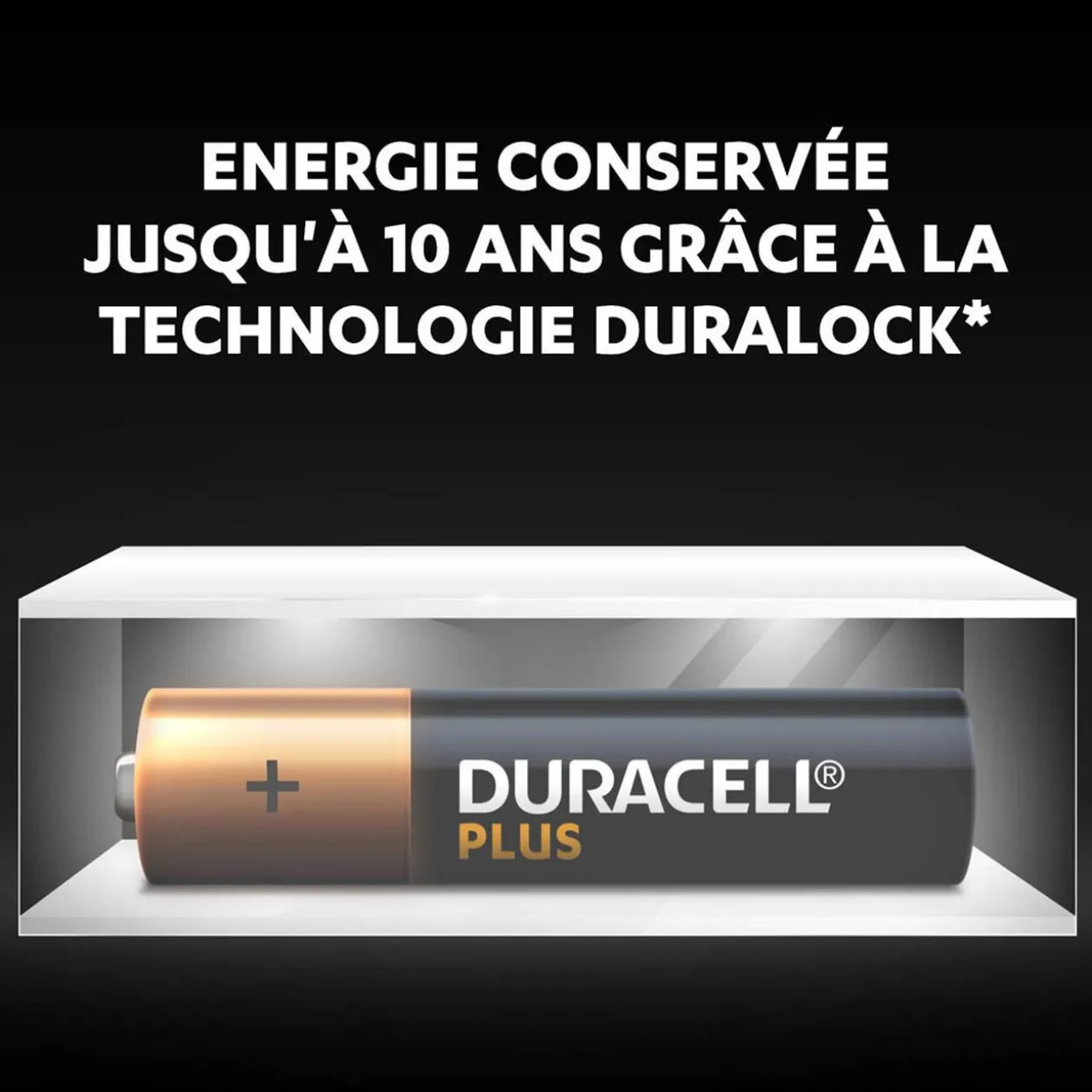 Pile Duracell Plus alcaline AAA 1,5 Volts LR03 - Lot de 4