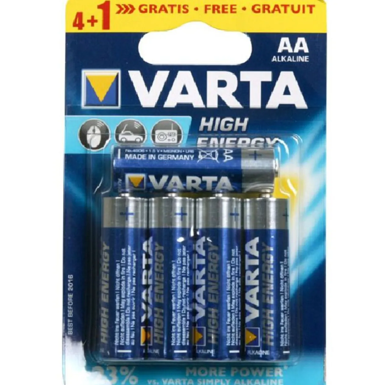 Pile LR06 Varta x5