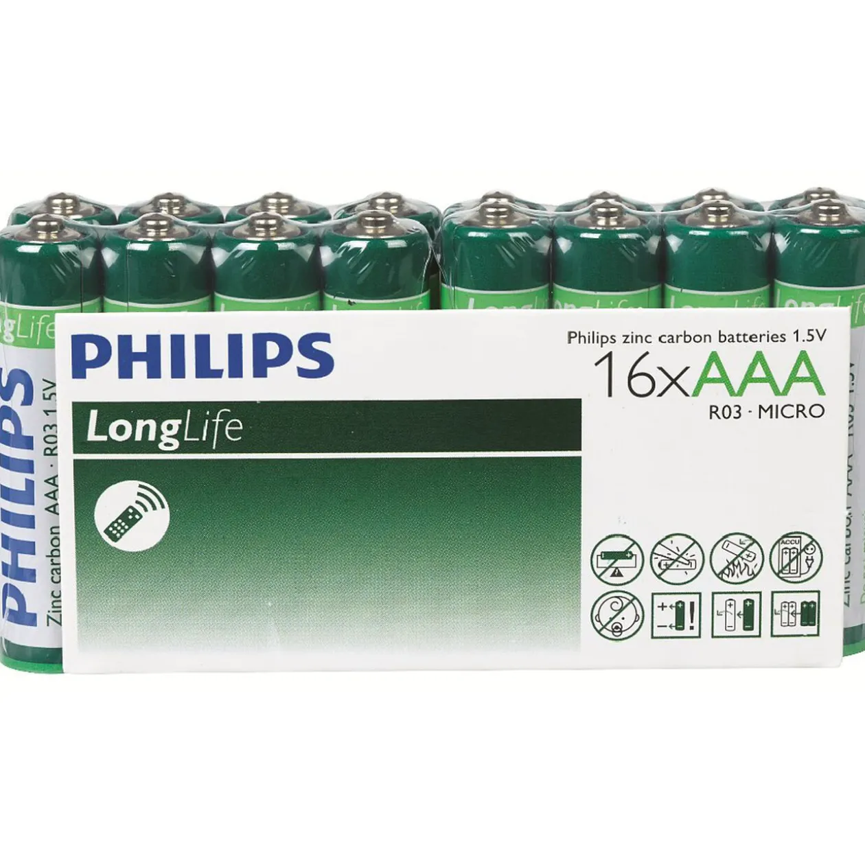 Pile Philips 1,5V LR3 AAA x16