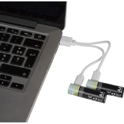 Pile rechargeable USB x4