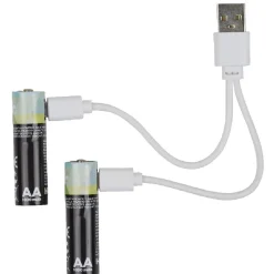 Pile rechargeable USB x4