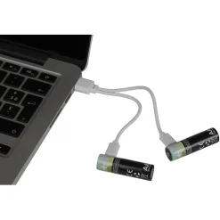 Pile rechargeable USB x4