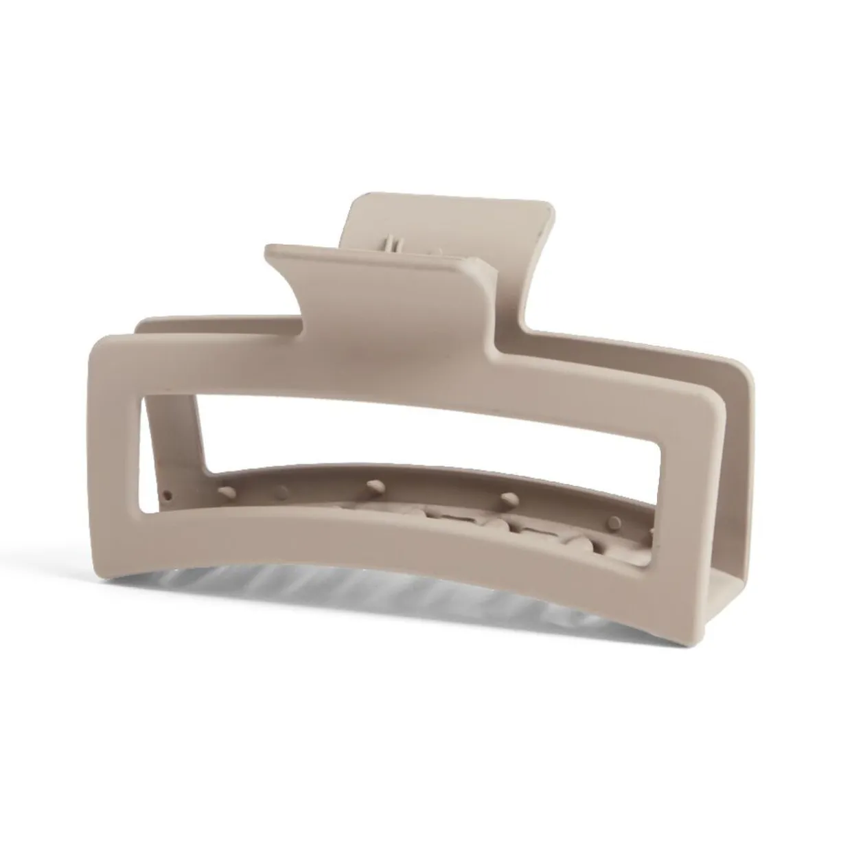 Pince à cheveux L13cm plastique beige