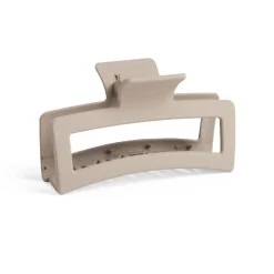 Pince à cheveux L13cm plastique beige