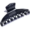 Pince à cheveux noir brillant L9cm