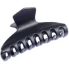 Pince à cheveux noir mat 8 dents L9cm