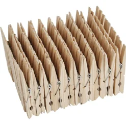 Pince à linge bois naturel x100