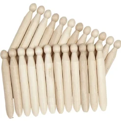 Pince à linge en bois x24