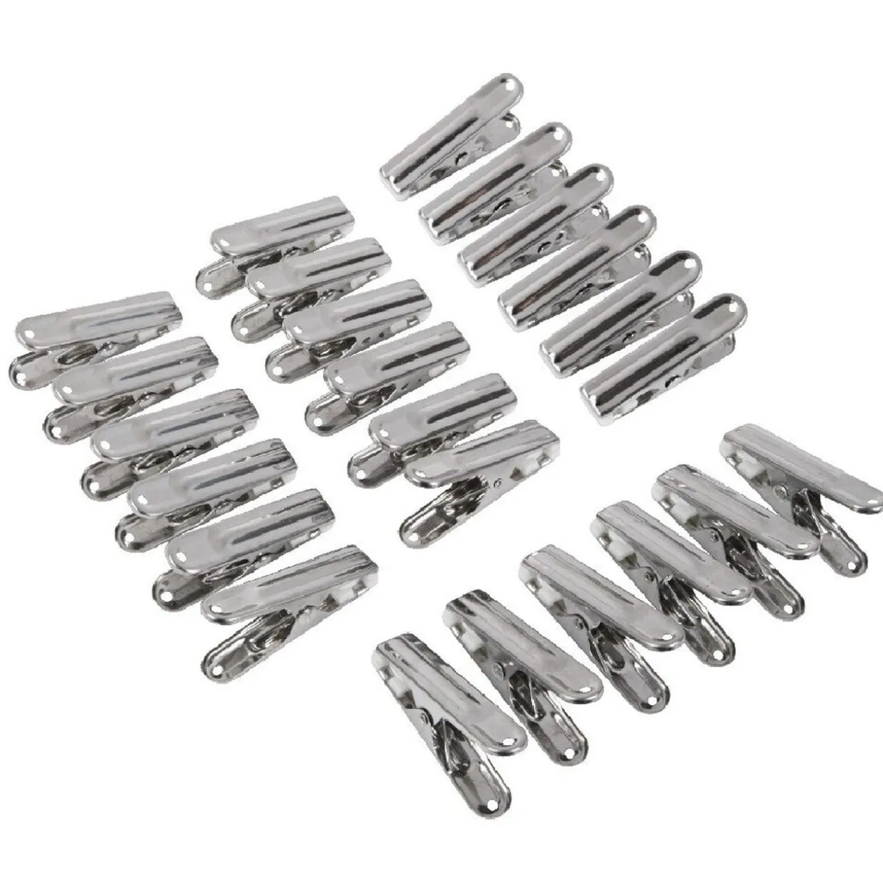 Pince à linge grise x24