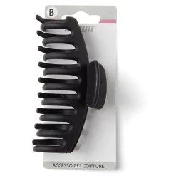 Pince cheveux crabe noir mat L11cm