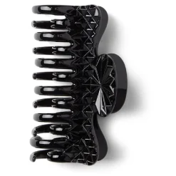 Pince cheveux crabe noir brillant L9cm