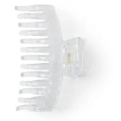 Pince cheveux crabe transparent mat L9cm