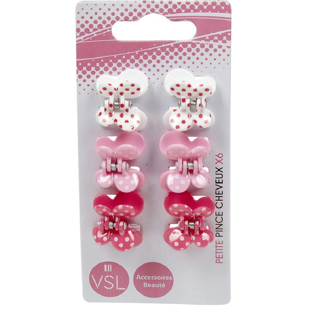 Pince crabe mini x6 en plastique