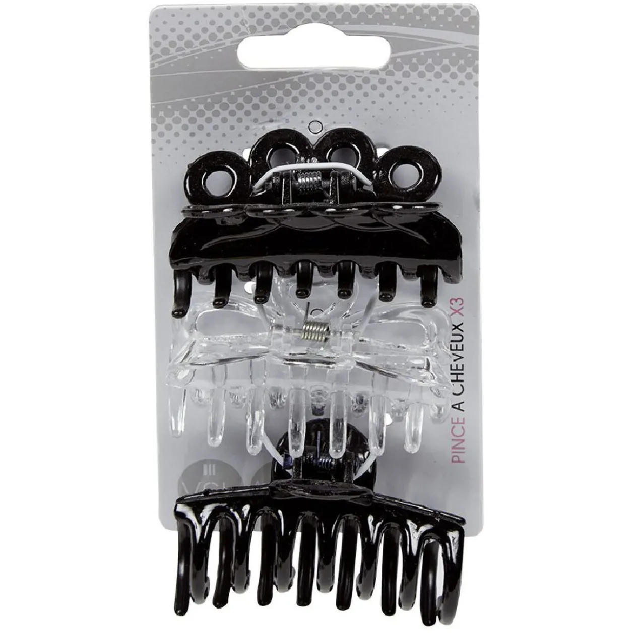 Pince crabe x3 en plastique