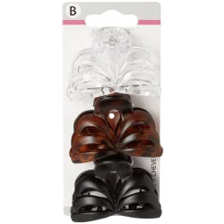 Pince crocodile design papillon L.6 cm x3