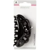 Pince crocodile noir brillant L.9 cm