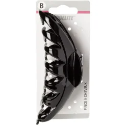 Pince crocodile noir brillant L.13 cm