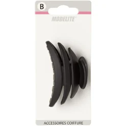 Pince crocodile uni mat L.6 cm