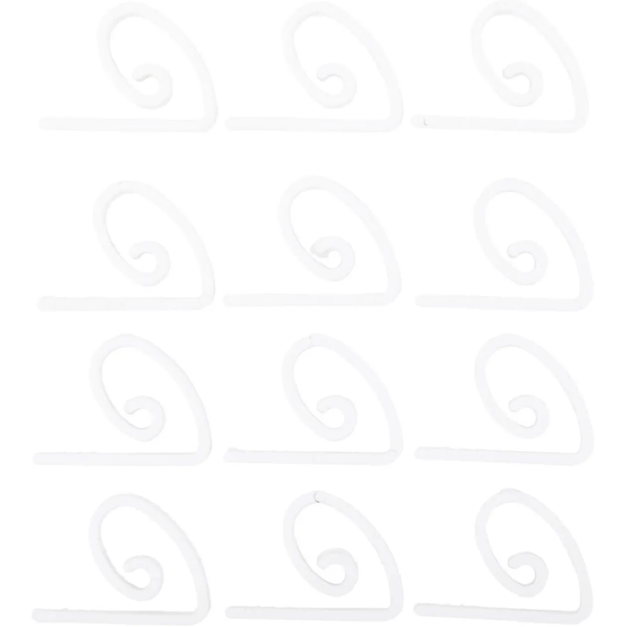 Pince nappe blanc x12