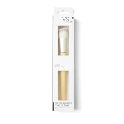 Pinceau fond de teint bisauté bambou L16cm